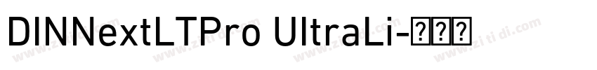 DINNextLTPro UItraLi字体转换 DINNextLTPro UItraLi字体转换